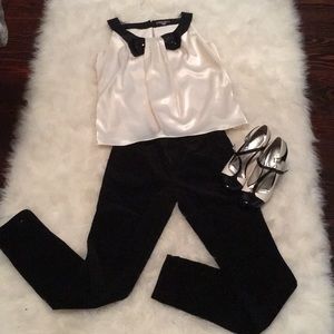 Loft black corduroys